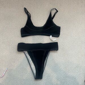 free-est Farrah crop bikini top and bottoms